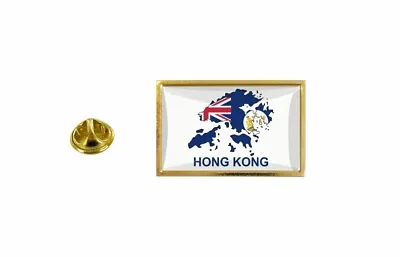 Pins Pin's Flag National Badge Map Hat Country HK Hong Kong Old • £4.32