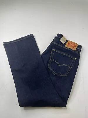 NWT Levi's 527 Slim Bootcut Men's Size 34x30 Jeans Dark Wash Mid Rise Cotton • $29.99