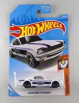 Mattel Hot Wheels Muscle Mania '65 Mustang 2+2 Fastback 8/10 72/250 MISB • $4.05