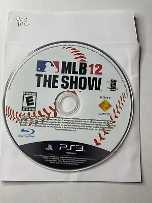 MLB 12: The Show (Sony PlayStation 3 2012 PS3) DISC ONLY | NO TRACKING | 462 • $3.85