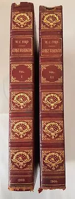 Worthington Ford #879/1250 GEORGE WASHINGTON 2 Vol Fine Binding LIMITED ED SET • $125