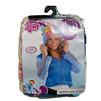 My Little Pony Rainbow Dash Hoodie Halloween Costume Cosplay Child 8 - 10 Medium • $14.99
