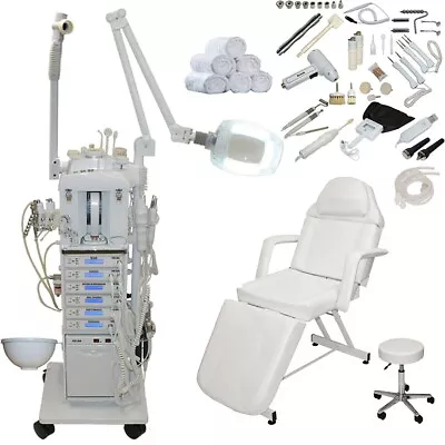 17 In 1 Microdermabrasion Facial Machine Stationary Bed Beauty Spa Equipment • $1728.88