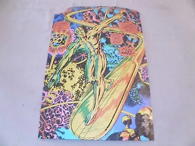 Vintage Silver Surfer Third Eye Blacklight Puzzle Glued Poster Marvelmania 1971 • $269.99