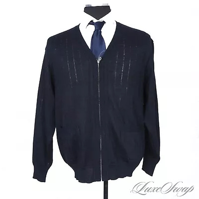 #1 MENSWEAR LNWOT Visvim Made In Japan Navy Ribbed Pub Jacket Zip Cardigan 3 NR • $75