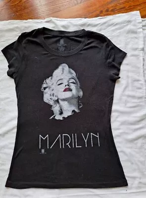 Marilyn Monroe Short Sleeve T-Shirt Black Size XL  Large Image • $18.99