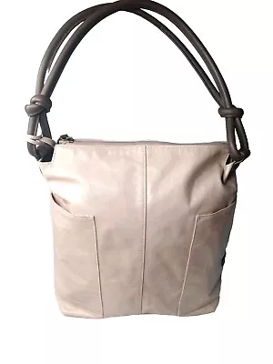 Ellington Leather Hobo Bag Large Shoulder Bag  Tan  Carryall Italian Leather  • $55.25