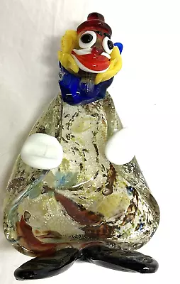 Vintage Murano Italian Art Glass Clown Ashtray  • $23.50