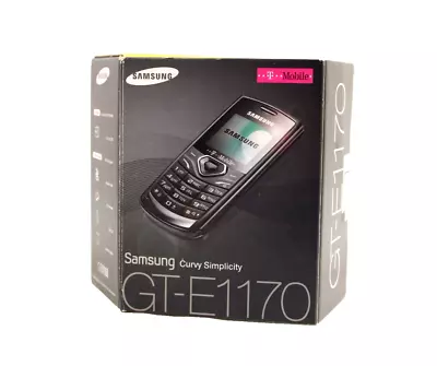 Samsung Curvy Simplicity GT-E1170 Mobile Phone With Original Box • £15.50