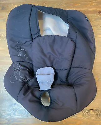 Maxicosi Pebble  Bubbles  Black Car Seat Cover - Spare Replacement • £8