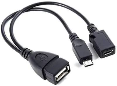 Micro USB Host OTG Cable With USB Power For Samsung / HTC / Nexus / LG Phones • $2.57