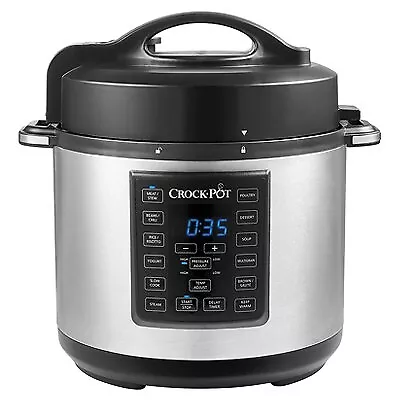 Crock-Pot Express Crock 6qt Pressure Cooker Slow Cooker 8-in-1 Multi-Cooker • $51.99