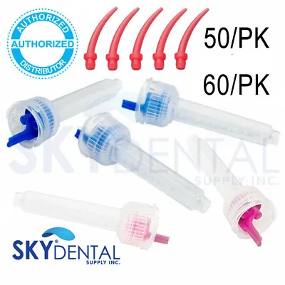 Sultan Genie New Mixing Tips Blue/Red Heavy Reg/Light Body 50/pk Intraoral Small • $44.99