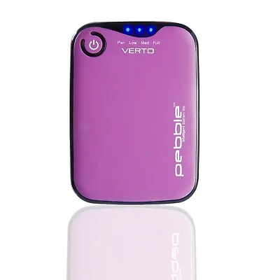 Veho Pebble Verto Pro  Power Bank 3700mAh Smartphone- Pink Inc USB To Lightin • £29.99