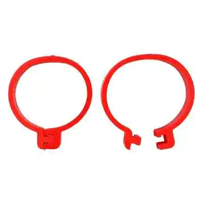 Pack Of 100 X 20mm Flat Leg Rings In Red For Ducks Larger Hens Turkey • £16.99