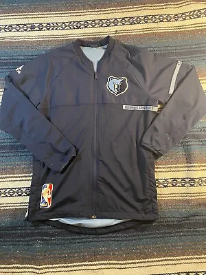 Adidas NBA Memphis Grizzlies Full Zip Jacket Logo L Stains  • $31.95