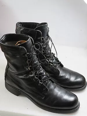 Vintage Beauty!Addison Combat Military 80s Mens Boots Leather Size 10D • $116.99