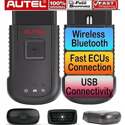 Autel V100 MaxiSYS VCI100 Bluetooth Vehicle Communicatio Interface Adapter MK908 • $144.99