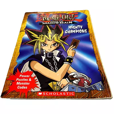 Vintage YUGIOH Mighty Champions Magazine Book Power Puzzles Monster Codes 1996 • $8.95