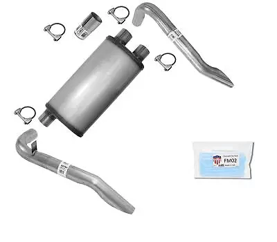 Tail Pipes With Performance Xlerator Muffler For 82-92 Camaro 5.0 Vin F E • $199