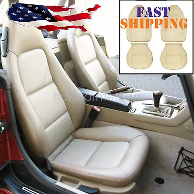 1996 1997-2002 For BMW Z3 BEIGE 2 FRONT LEATHER SEAT COVERS Driver & Passenger • $62.39