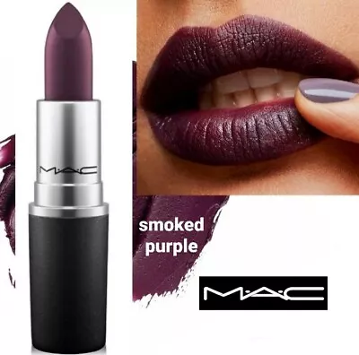 MAC Matte Lipstick *SMOKED PURPLE* / .10 Oz / FULL SIZE / NIB • $25.50