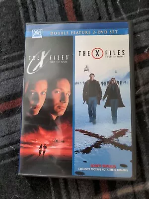 The X-Files Double Feature (Fight The Future & I Want To Believe) DVD OOP RARE • $34.34