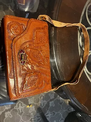 Vintage Brown Satchel Bag | Purse | 70s • $15.50