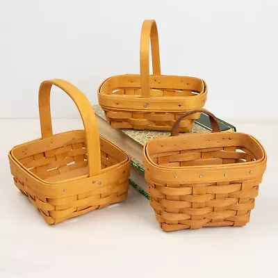 Vintage Longaberger Small Baskets Chose From 3. Perfect For Mother's Day Gifts • $18