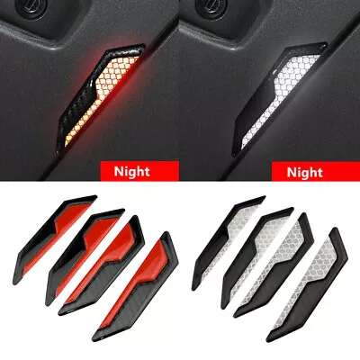 4x Reflective Sticker Car Side Door Edge Scratch Anti-Collision Protector  Strip • $7.69