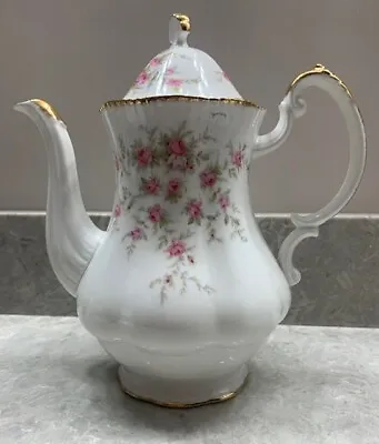 $225 • Buy Vtg Paragon Victoriana Rose Fine Bone China Coffee Pot England 9 