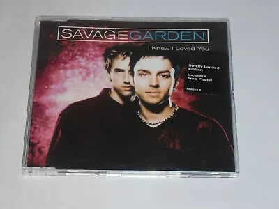 SAVAGE GARDEN I Knew I Loved You CD Single (3 Tracks + Poster) Darren Hayes • £4.95