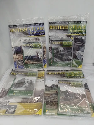 £12.95 • Buy X4 British Steam Railways Magazine & DVD Sealed Issues 69 87 88 89 Steam Train