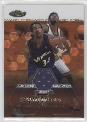 2002-03 Topps Finest Game-Worn Jersey /999 Charles Oakley #154 • $4.57
