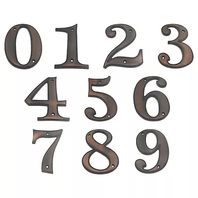 Gatehouse Large 5  Aged Bronze Stylish Zinc House Address Numbers • $9.25