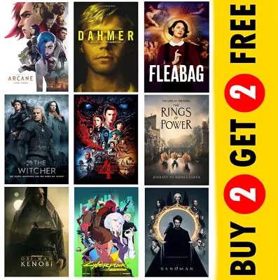 £2.19 • Buy NEW'22 MOST POPULAR TV SERIES Glossy Poster Print Options A3 A4 A5 Show Wall Art