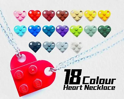 £30 • Buy Heart Necklace Pendant｜18 Colours｜Made With LEGO Bricks｜Gift For Love｜Free P&P
