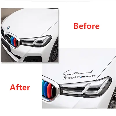 2xSports Mind Powered M Motorsport Sticker Decal For BMW F10 F20 F30 E60 E70 E90 • $4.98