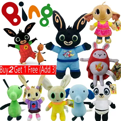 Bing Bunny Hoppity Voosh Coco Sula Flop Pando Friend Soft Plush Kids Toy Gift • $13.59