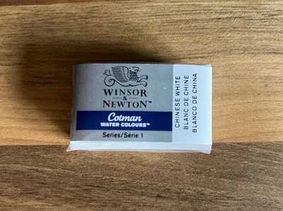 £3.95 • Buy Winsor & Newton Cotman Watercolour Paint Whole Full Pan Chinese White 150