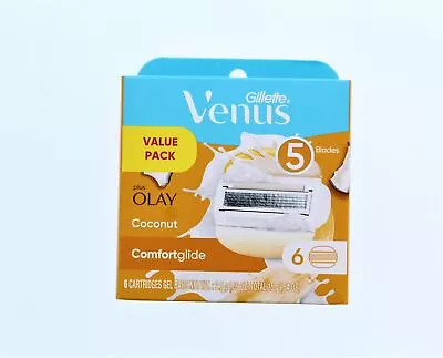 Gillette VENUS & OLAY Five Bladed Replacement CARTRIDGES (pack Of 6)  • $27.99