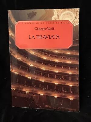 VERDI - La Traviata - VOCAL SCORE (Italian & English) - SCHIRMER • $18