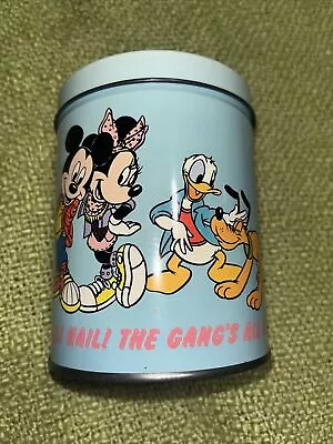 Vintage Disney Tin Can Mickey & Minnie Mouse And Friends The Tin Box Co. • $18.35