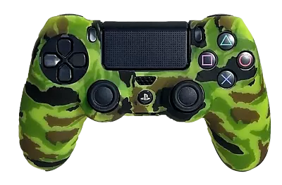 $9.90 • Buy Silicone Cover For PS4 Controller Case Skin - Lime Green Camo