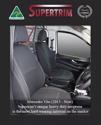 Seat Cover Mercedes-Benz Vito Front (FB) Waterproof Premium Neoprene • $166.33