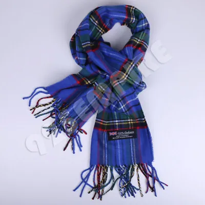 100% CASHMERE Plaid Scarves Warm Solid Plain Winter Check Scarf • $7.99