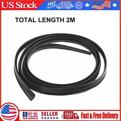 2m Seal Strip-TrimFor Car Front Windshield Sunroof Weatherstrip Rubber Black- • $11.82