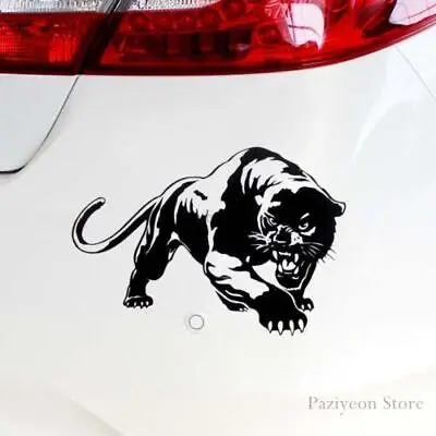 Car Truck Side Body Vinyl Black Leopard Panther Graphics Decal Emblem Sticker • $7.99