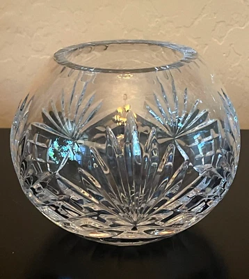 £27.07 • Buy Rogaska Hand Cut Crystal Rose Bowl Or Vase, Signed