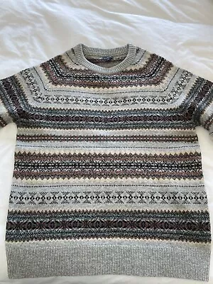 J. Crew Striped Fair Isle Crewneck Sweater  • $24.99